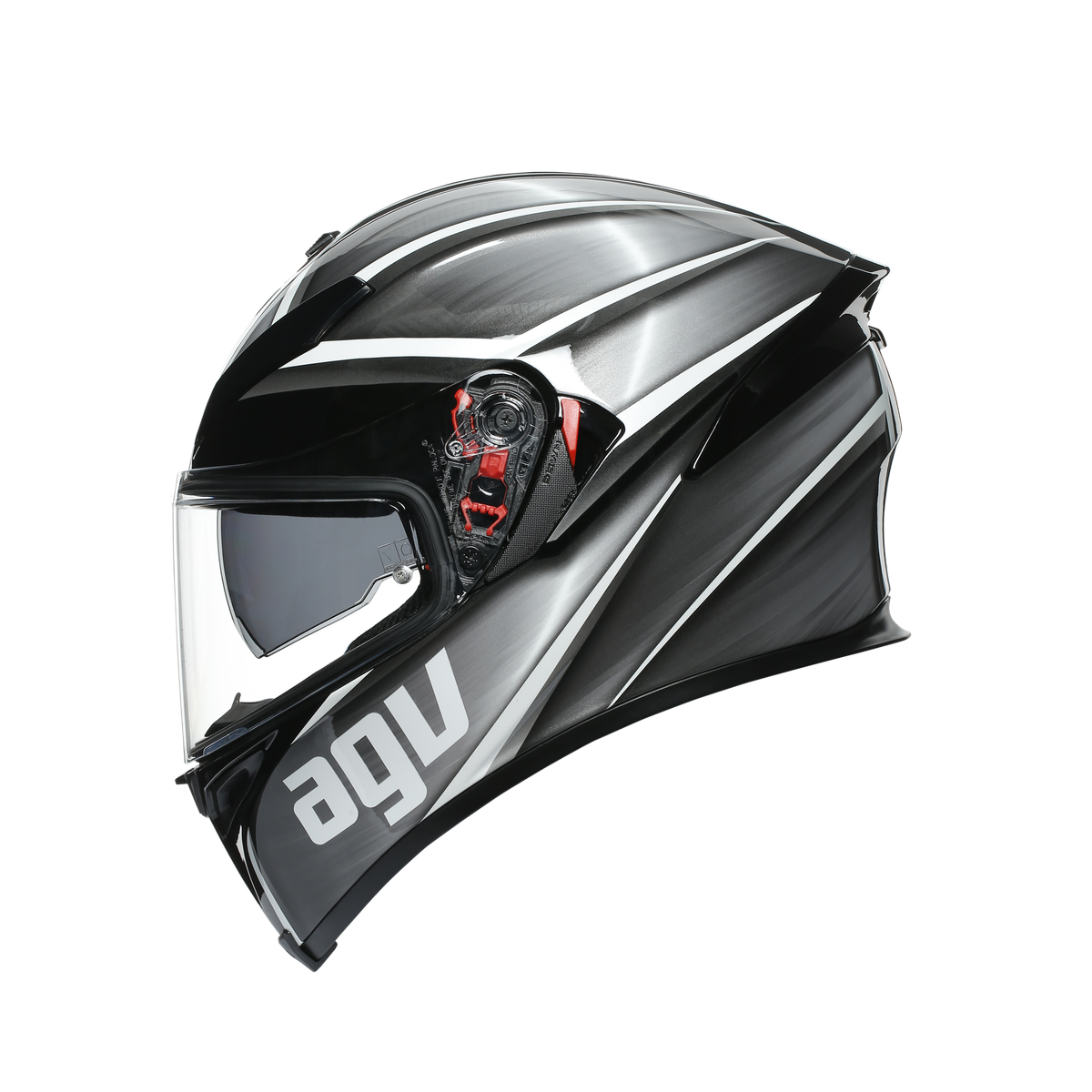 AGV K-5 S MPLK 051-TEMPEST BLACK/SILVER