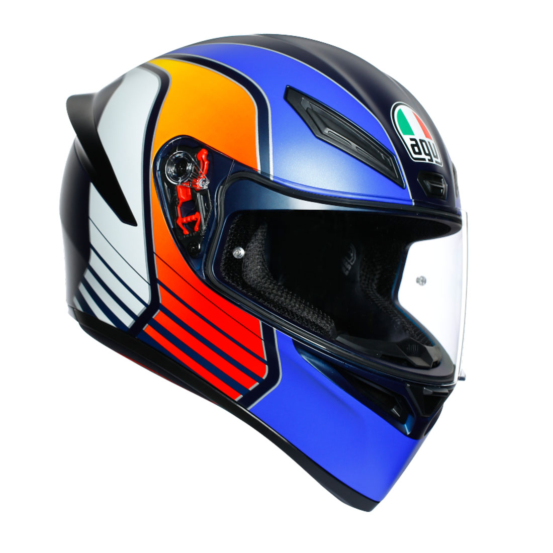 K1 AGV JIST MULTI - POWER MATT DARK BLUE/ORANGE/WH | AGV ヘルメット