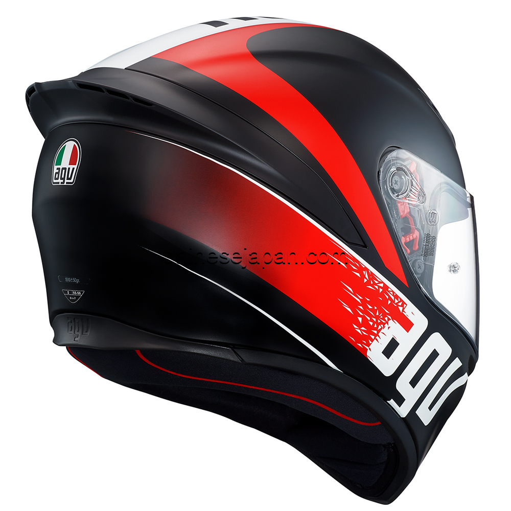 AGV K1 018-GRIP MATT BLACK/RED | AGV ヘルメット