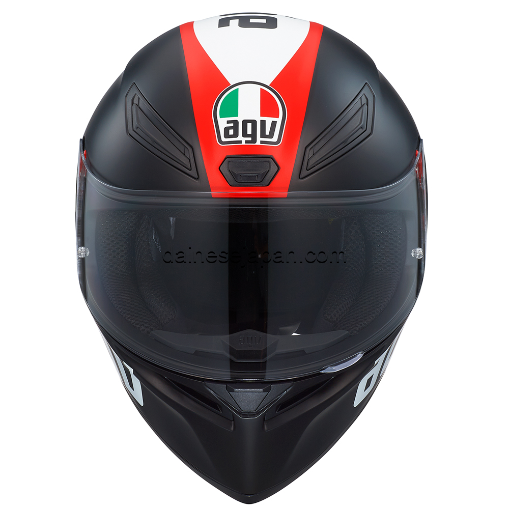 AGV K1 018-GRIP MATT BLACK/RED | AGV ヘルメット