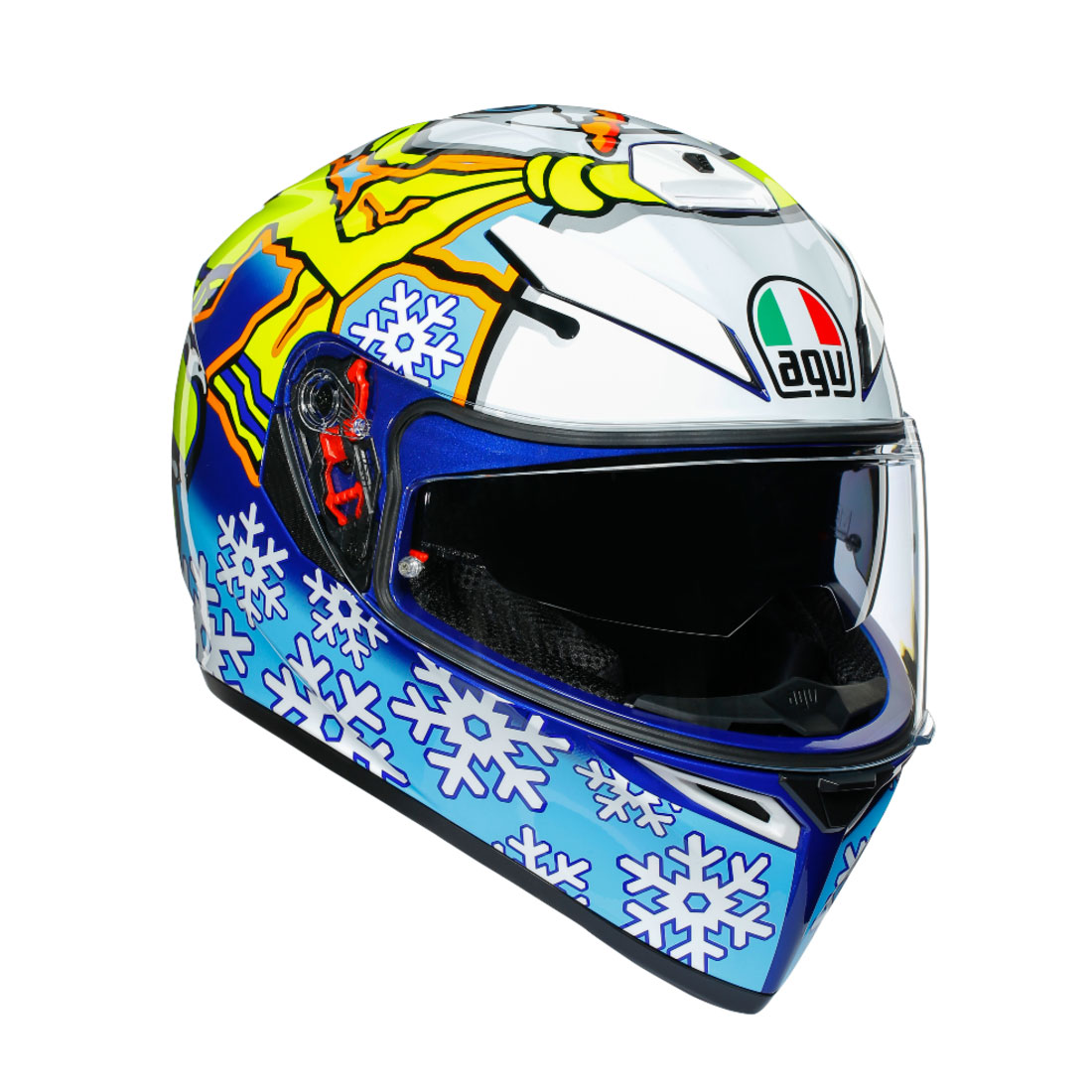 K3 SV AGV JIST TOP MPLK Asia Fit - ROSSI WINTER TEST 2016