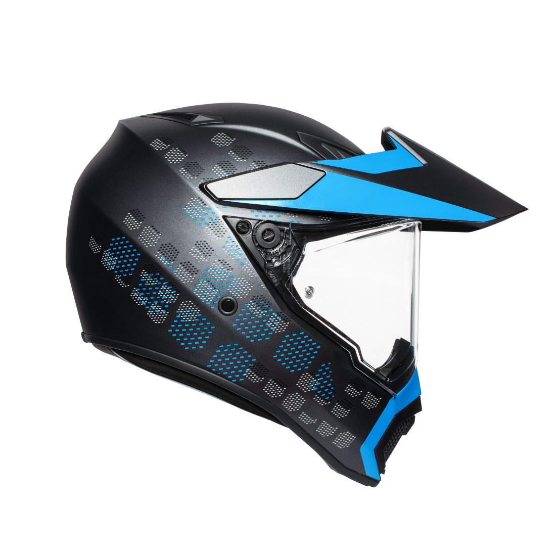 AX9 AGV JIST MULTI MPLK - ANTARTICA MATT BLACK/CYAN | AGV ヘルメット