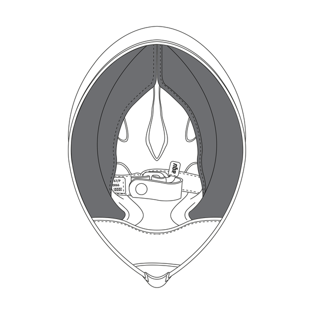 AGV CHEEK PADS CORSA R ASIAN FIT (S) - BLACK | AGV ヘルメット